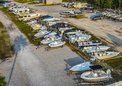 Outback Storage Yard in Santa Rosa Beach Florida - RV & Boat Storage