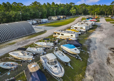 Outback Storage Yard in Santa Rosa Beach Florida - RV & Boat Storage